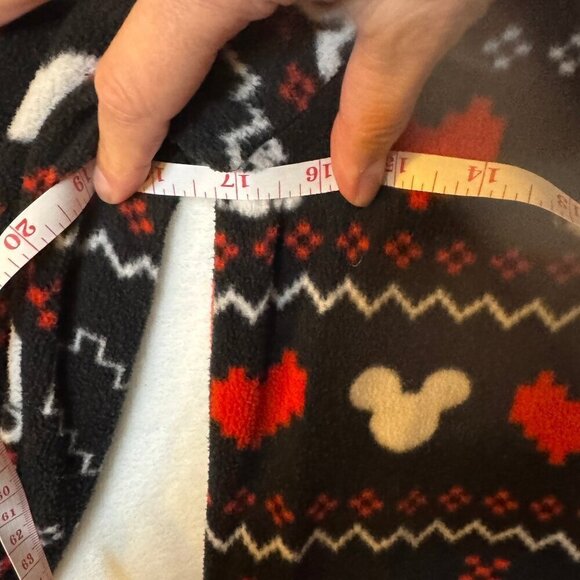 Disney Mickey Mouse Onesies Womans One Piece with Hoodie Hearts #1419 - Picture 3 of 7